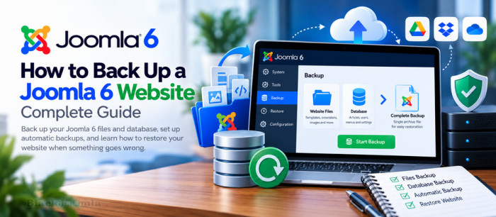 How to Back Up a Joomla 6 Website: Complete Guide