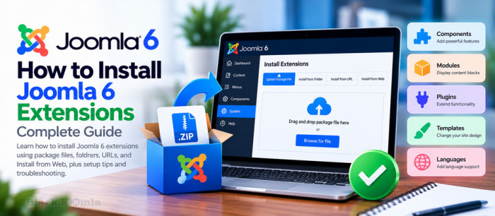 How to Install Joomla 6 Extensions: Complete Guide
