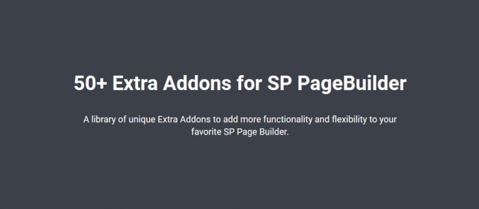 Extra Addons for SP PageBuilder 1.2.4