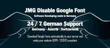 JMG Disable Google Font 5.1.21