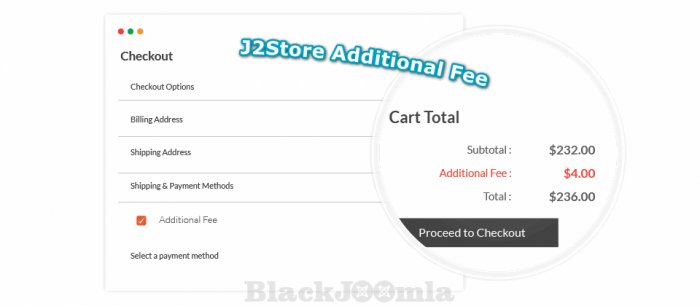 J2Store Additional Fee 1.12