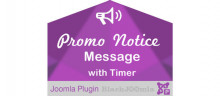 Promo Notice Message with Timer 1.5