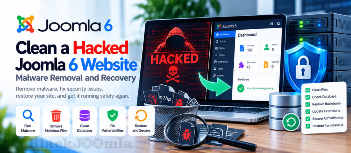 How to Clean a Hacked Joomla 6 Website: Malware Removal and Recovery