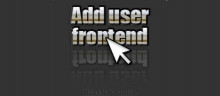 Add user Frontend Pro 1.4.0