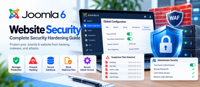 How to Secure a Joomla 6 Website: Complete Security Hardening Guide