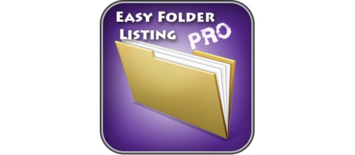 Easy Folder Listing Pro 3.2.12