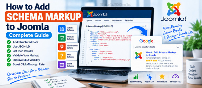 How to Add Schema Markup to Joomla: Complete Guide