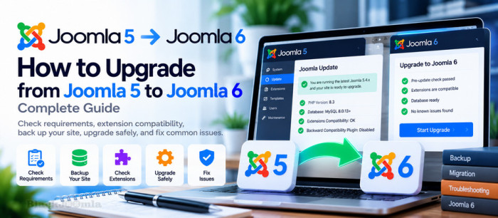 How to Upgrade from Joomla 5 to Joomla 6: Complete Guide